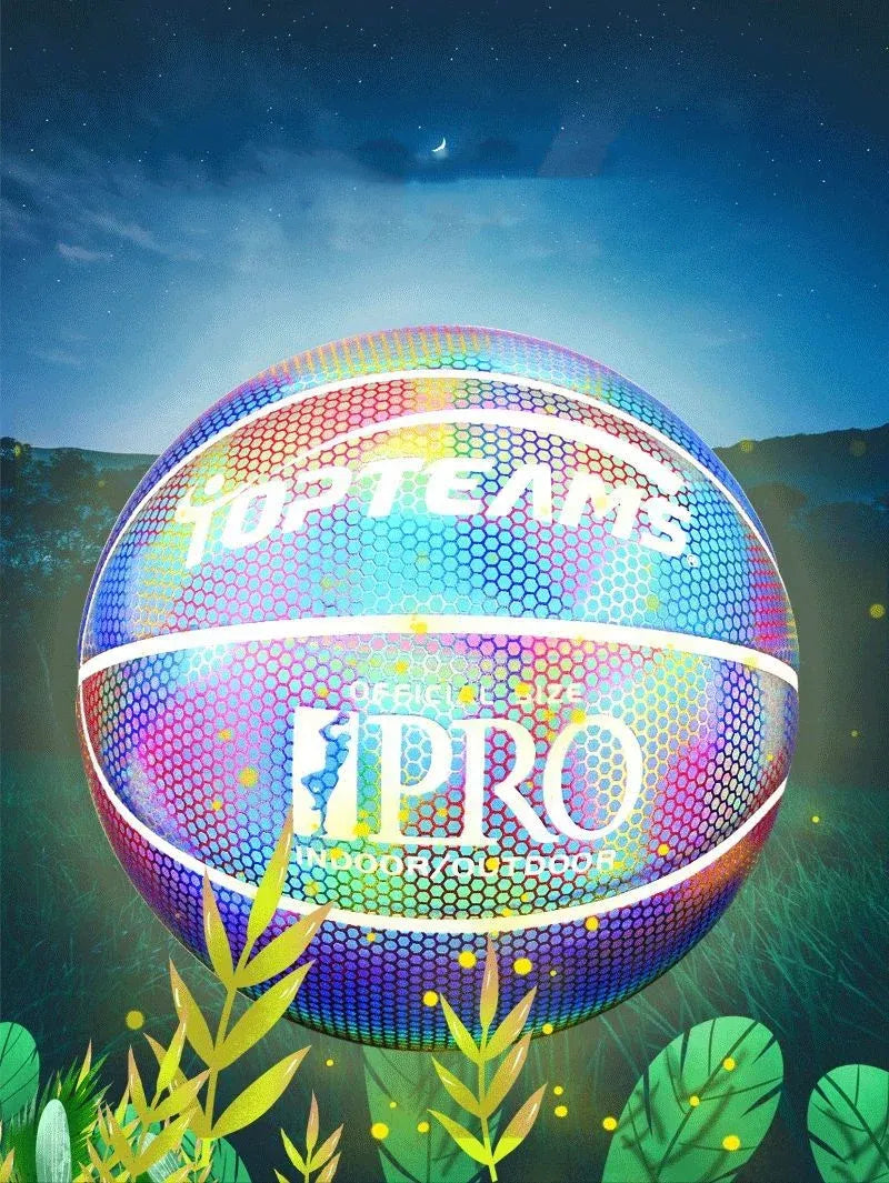 Holographic Basketball - Reflective Sports Ball By DUNKNEST