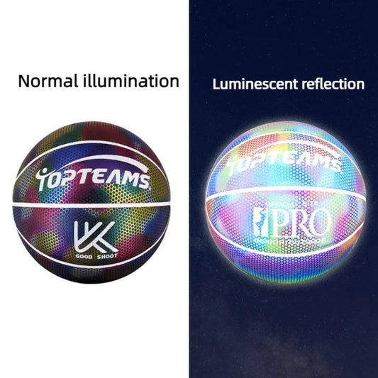 Holographic Basketball - Reflective Sports Ball By DUNKNEST