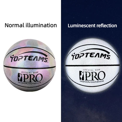 Holographic Basketball - Reflective Sports Ball By DUNKNEST
