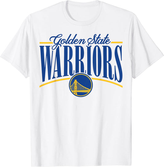 NBA Golden State Warriors Logo Arch T-Shirt By DUNKNEST