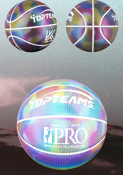 Holographic Basketball - Reflective Sports Ball By DUNKNEST