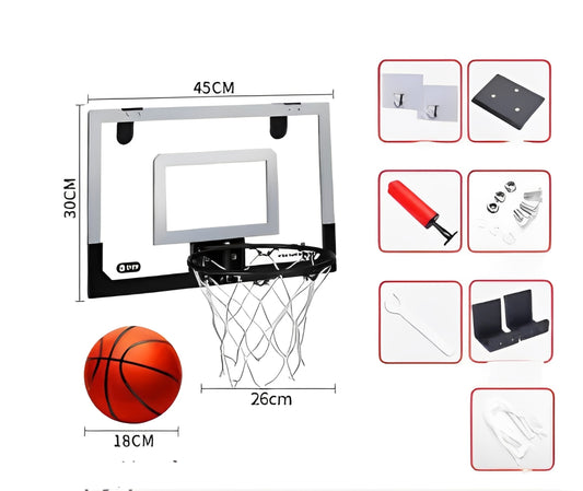 Mini Basketball Hoop for Door – Kids & Adults By DUNKNEST