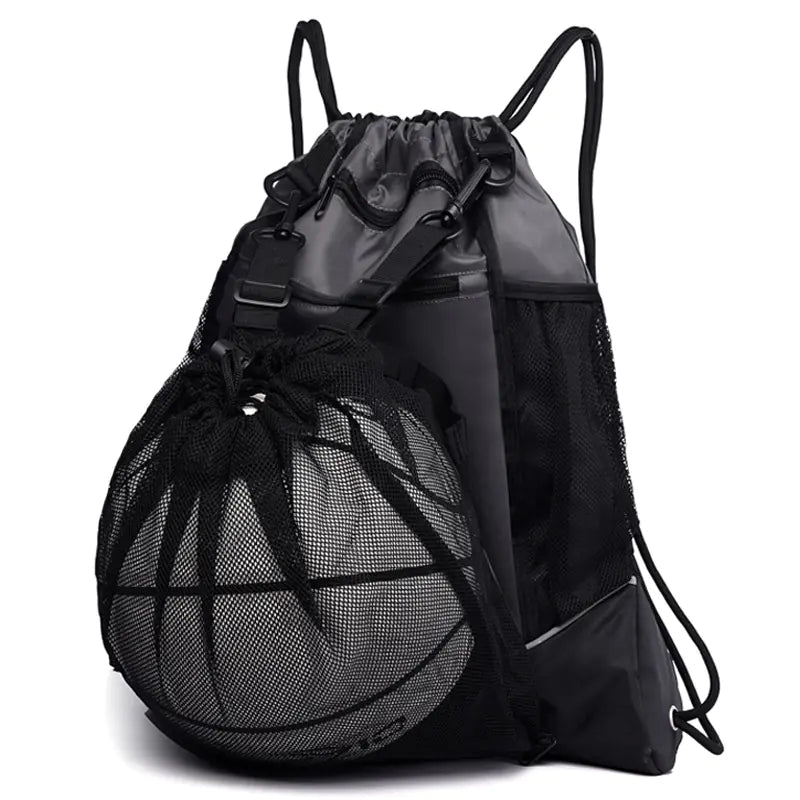 Basketball Bag with Mesh Pocket for Training and Sports By DUNKNEST